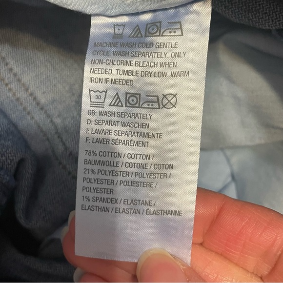 Denim & co perfect denim lightly bootcut pull on jeans 12P - Picture 6 of 6